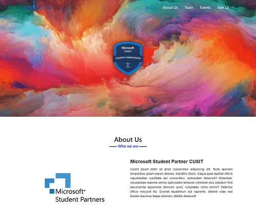 MSP-CUSIT Landing Page Design